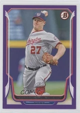 2014 Bowman Purple /10 Jordan Zimmermann #21