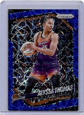 2025 Panini Prizm WNBA #44 Alyssa Thomas Blue Velocity Prizms