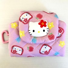 Sanrio Kitty Card & Coin Case Everyone's Quilt Unused Compact Wallet