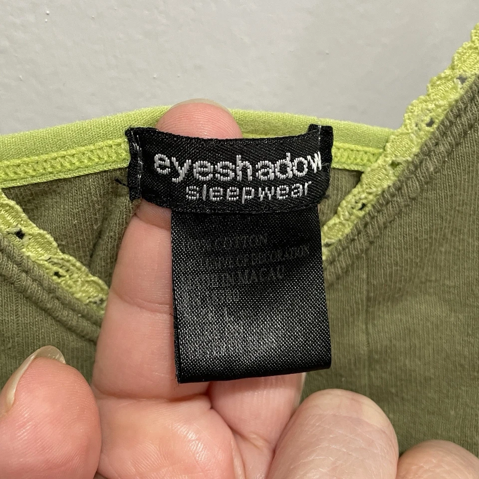 Top Babydoll largo sombra de ojos Y2K talla grande verde coqueta Kawaii lazo femenino Foto 2 de 4