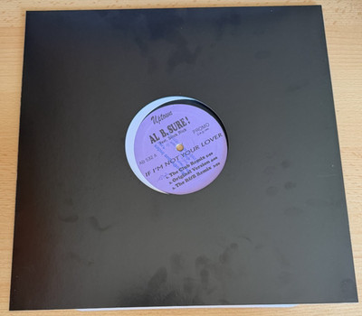 Al B. Sure!   If I'm Not Your Lover / I Don't Wanna Cry - 12'' Maxi Vinyl - rare!
