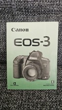 Canon EOS-3 Instruction Manual Book   Original OEM English Edition Great Cond.
