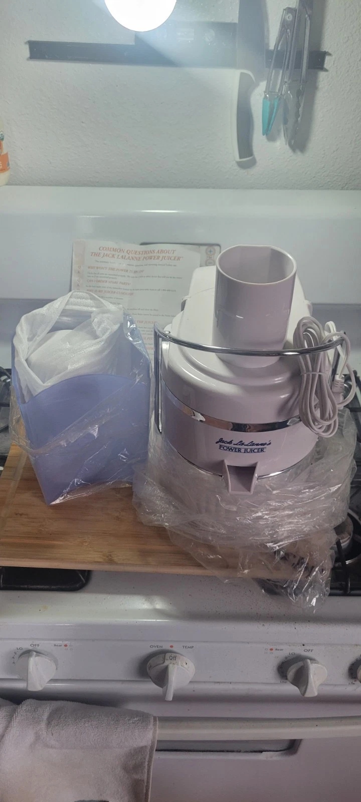 New Jack LaLanne's Power Juicer CL-003AP Original Juice Pulp Extractor Open Box