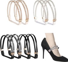 Knana 4 Pairs High Heels Shoe Straps - Lace Elastic for Heels,...