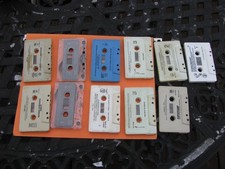Vintage - Cassette tapes Lot of 11 different ones - No Original Case Covers
