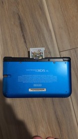 Nintendo 3DS XL Blue/Black Handheld Console w/ Charger, 4GB NO STYLIS!