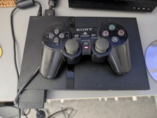 Sony PS2 Slim Console Bundle - Black (SCPH-70003) - Tested (Reads Blue Discs!)