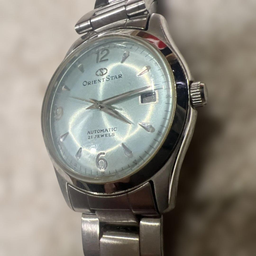 Orient Star Automatic Watch Blue Silver Dial Skel… - image 1