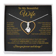To My Wife Necklace, Christmas Gifts For Women, Anniversary Gift For Wife