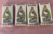 2011 Sanrio Christmas Hello Kitty-lot Of 4 Packages Of 10 Soft Tissues.