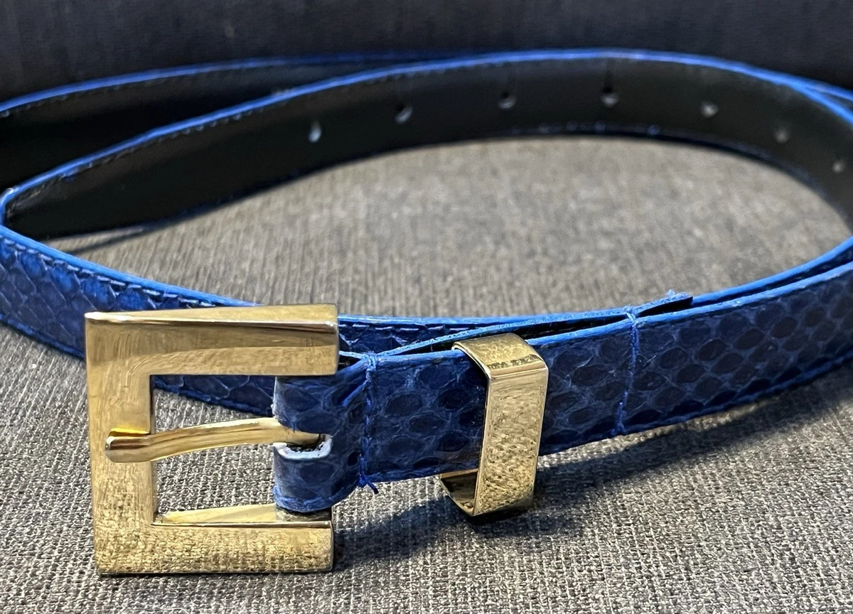 Animal Print Waist Belt Blue Belts for Women for sale | eBay display picture 1