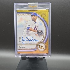2025 Topps Five Star Johan Santana Auto /99 #FSA-JSA