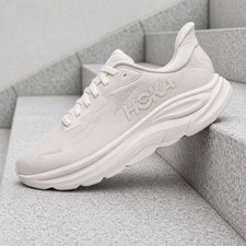 Hoka One One Clifton 10 White 1162031-WWH Women's New