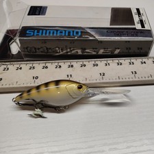 SEÑUELO DE PESCA DE TRUCHA SHIMANO-YASEY DE PRIMERA CALIDAD, VIEJA ESCUELA, CUBIERTA MANIVELA 50F DR.