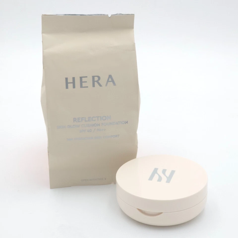 HERA Reflection Skin Glow Cushion Foundation 21N1 5g Mini SPF40 PA++ K-Beauty - Image 2 of 4