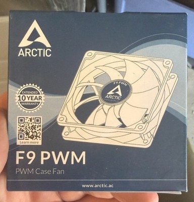   Arctic F9 PWM 92mm Case Fan - 1800 RPM - Fluid Dynamic Bearing - NEW  ️