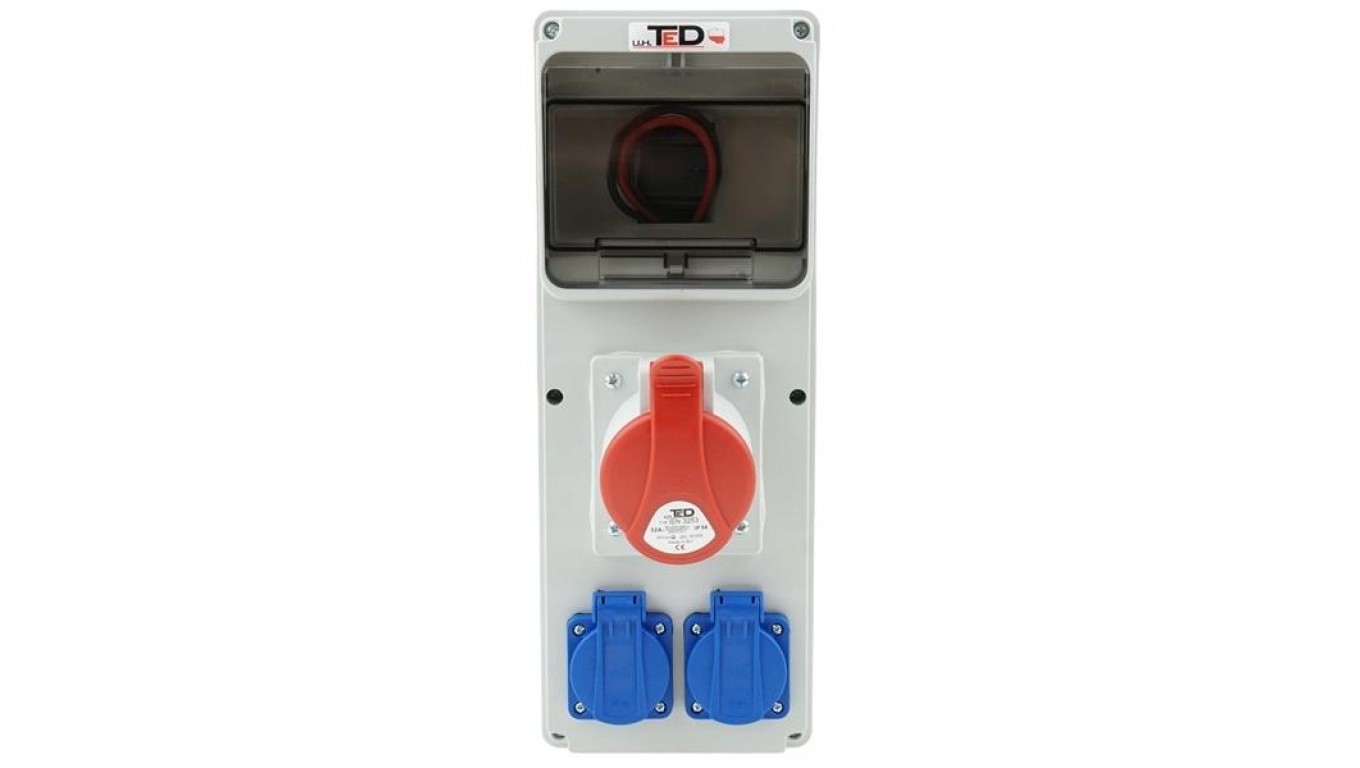 Uno 6M construction distributor 32A/5P + 2Gs 230V 02.123 02-123