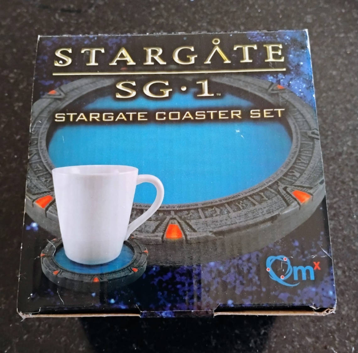 STARGATE SG-1 ORIGINAL COASTER SET Of 4 - QMx COLLECTIBLES QUANTUM