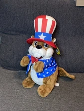 Buc-ees Beaver Patriotic Plush 4th Of July Stuffed Limited Edition American 2024