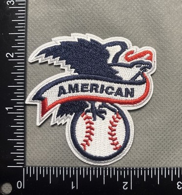 MLB AMERICAN LEAGUE LOGO IRON ON EMBROIDERED PATCH BASEBALL