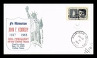 DR JIM STAMPS US COVER PRESIDENT KENNEDY MEMORIAM FIRST DAY ISSUE KHOL KRAFT