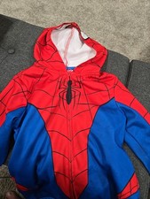 Marvel Spider-Man Jumping Beans Zip Jacket W/Hood Size 4T