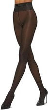 Image of Wolford Neon 40 DEN Tights Shimmering Soft Waistband Nearly Black Size Medium