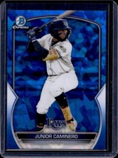 2023 Bowman Chrome Sapphire Junior Caminero Prospects #BCP-162 Rays