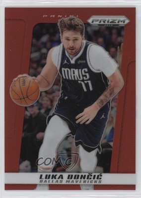 2024-25 Panini Prizm Deca Red Prizm 47/199 Luka Doncic Luka Dončić #66 hs9