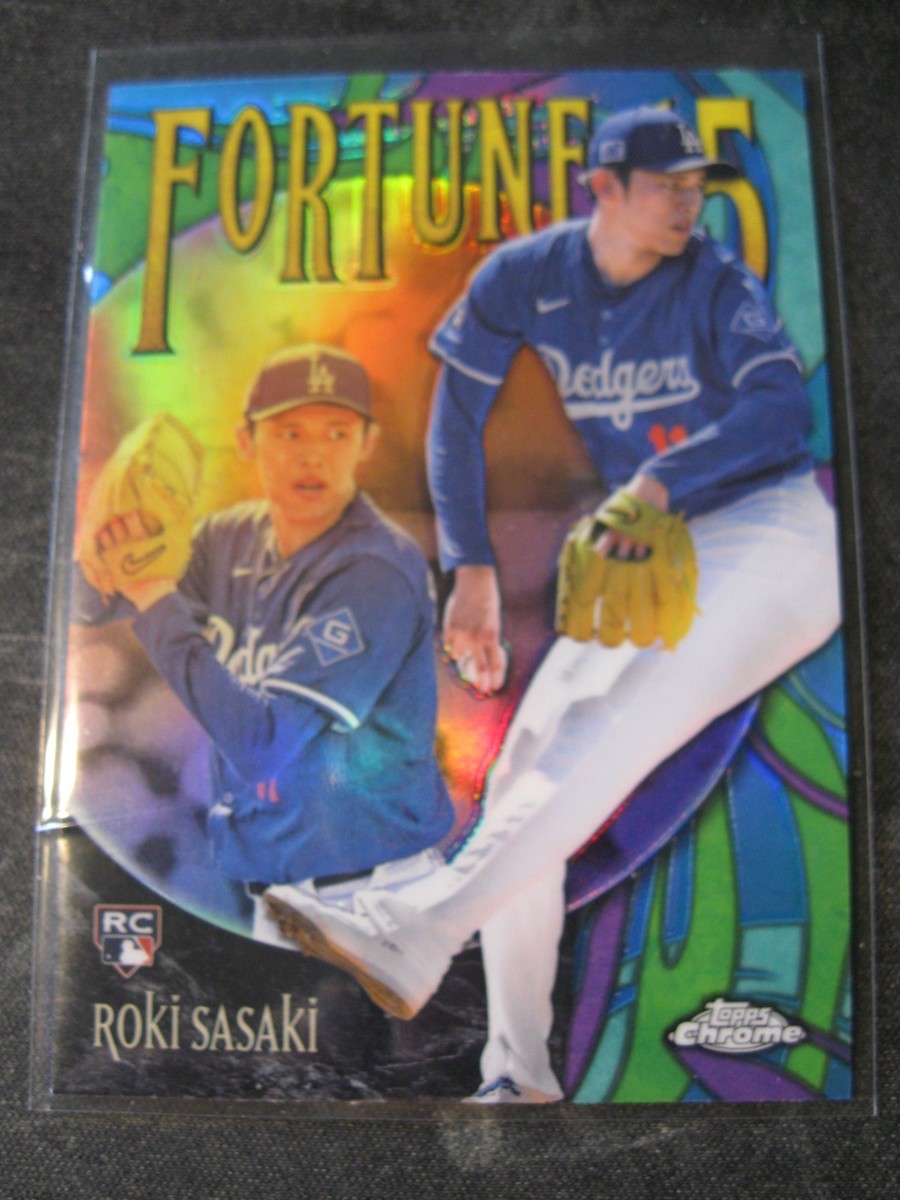 ROKI SASAKI 2025 Topps Chrome FORTUNE 15 Refractor #F15-13