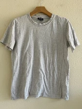 Splendid Striped Neutral Women’s Top Size Small Made In Egypt Preppy Nautical