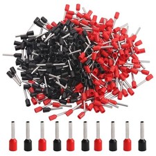 400PCS AWG 16 Wire Ferrules Kit,16 AWG 16 200 Pcs Red 200 Pcs Black