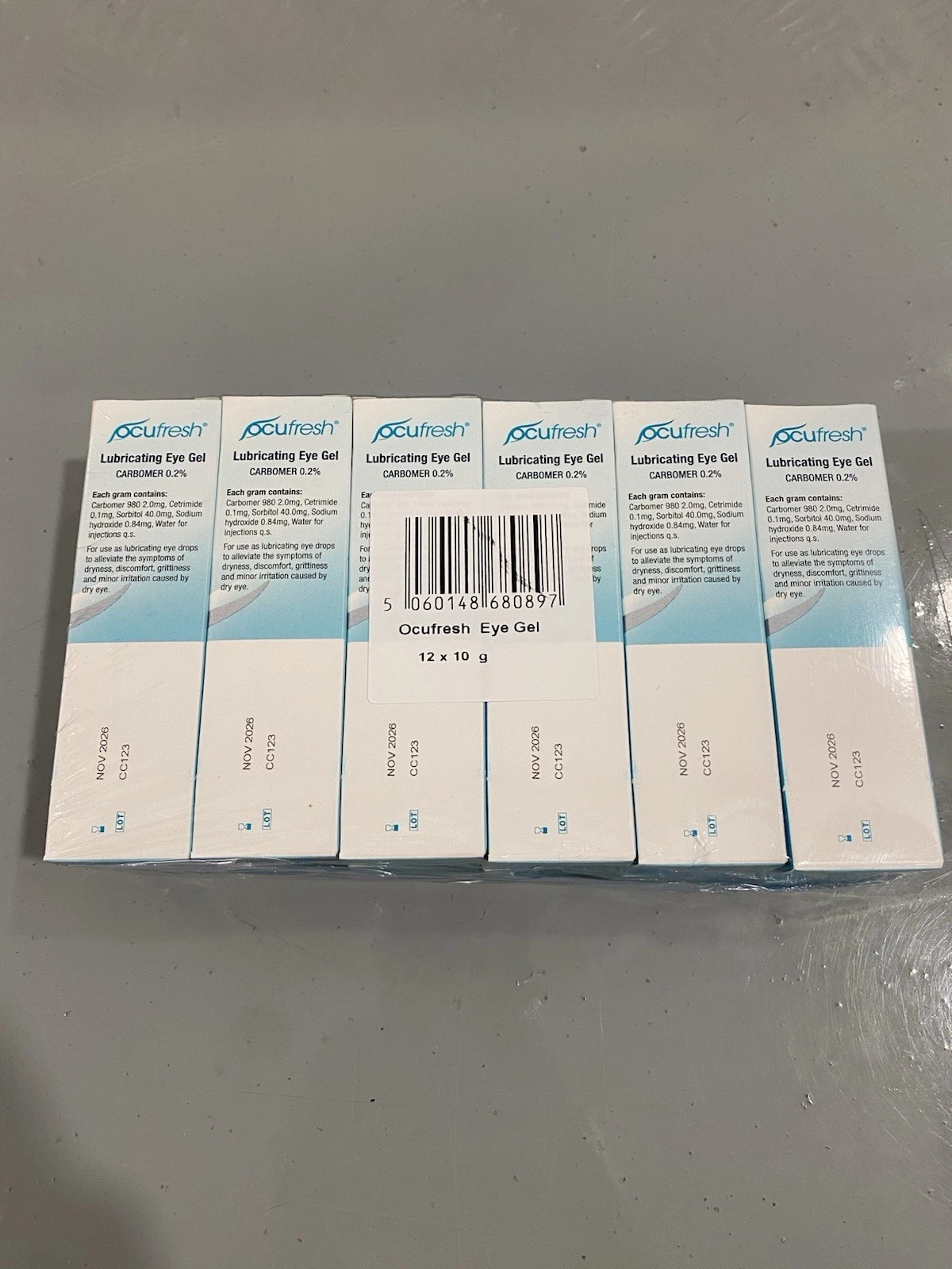 12x OCUFRESH Lubricating Eye Gel Carbomer 0.2% 10g Brand New 3
