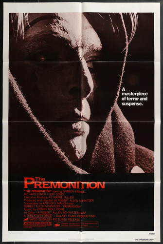 The Premonition (1976) Original Movie Poster Folded 27x41