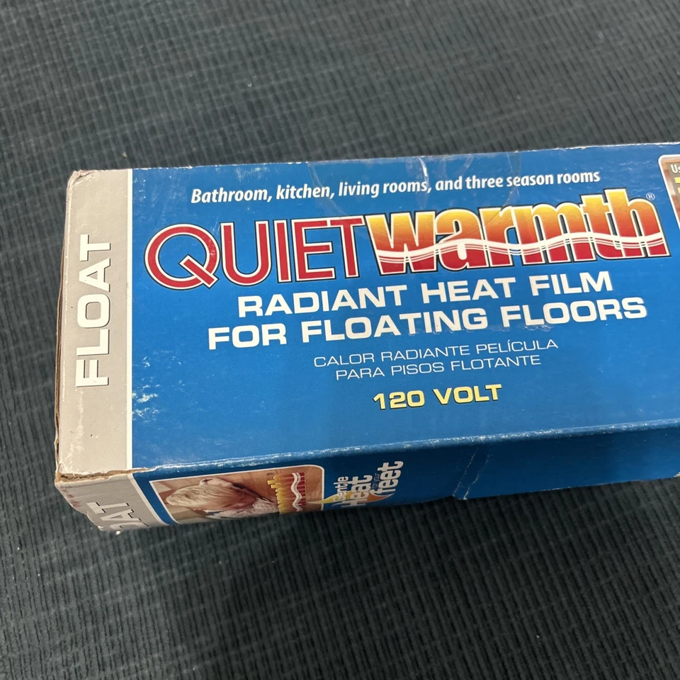 Quiet Warmth Radiant Heat Film For Floating Floors 18” X 5ft BRAND NEW Open Box - Image 2 of 4
