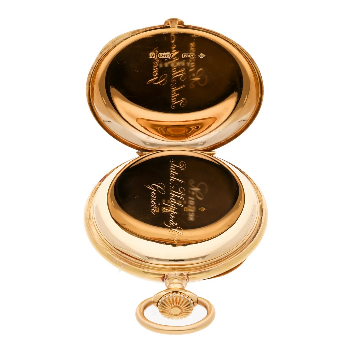 Patek Philippe Pocket Watch Gold Manual 46mm White Dial | eBay