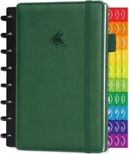 Clever Fox Disc-Bound Weekly Planner – Undated Monthly Notebook with Habit Tra