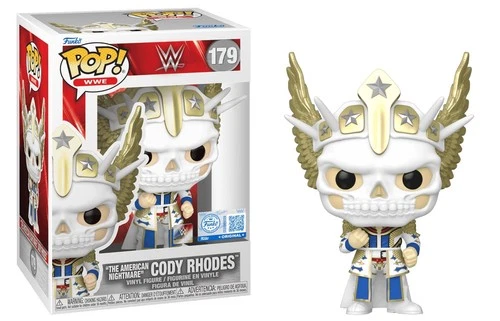 🔥Funko Pop! WWE "THE AMERICAN NIGHTMARE" CODY RHODES #179 METALLIC EXC VAULT🔥