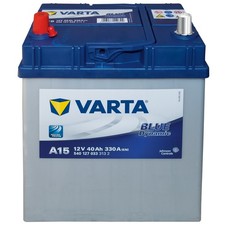 ASIA Autobatterie 12V 40Ah 330A/EN Varta A15 Starterbatterie Japan Pluspol links