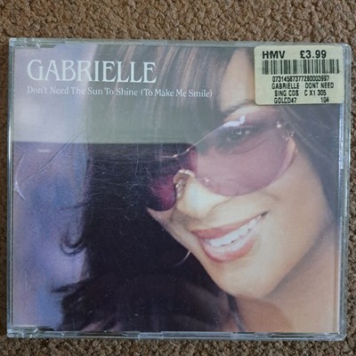 Gabrielle    Don't Need The Sun To Shine - CD - Go! Beat    GOLCD47 - UK - 2001