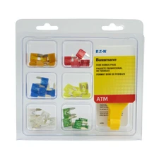 Fuse Assortment 42 Fuses (5/10/15/20/25/30) w/ Puller/Tester ATM (Mini) BUSSMAN