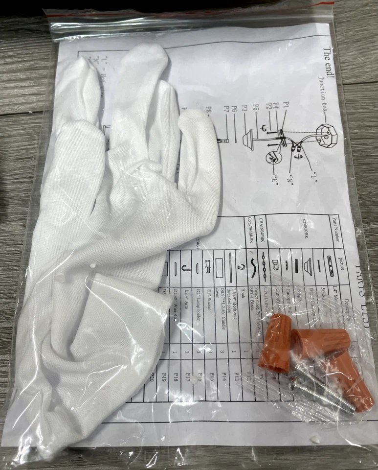 Elegant Lighting LD6008D12BK Maddox 12-1/2" Wide Taper Candle Pendant, Black - Image 2 of 4