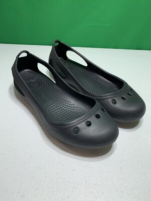 Crocs Kadee Slip On Ballet Flats Shoes Women s Size 7WideSuper dark Blue Comfort
