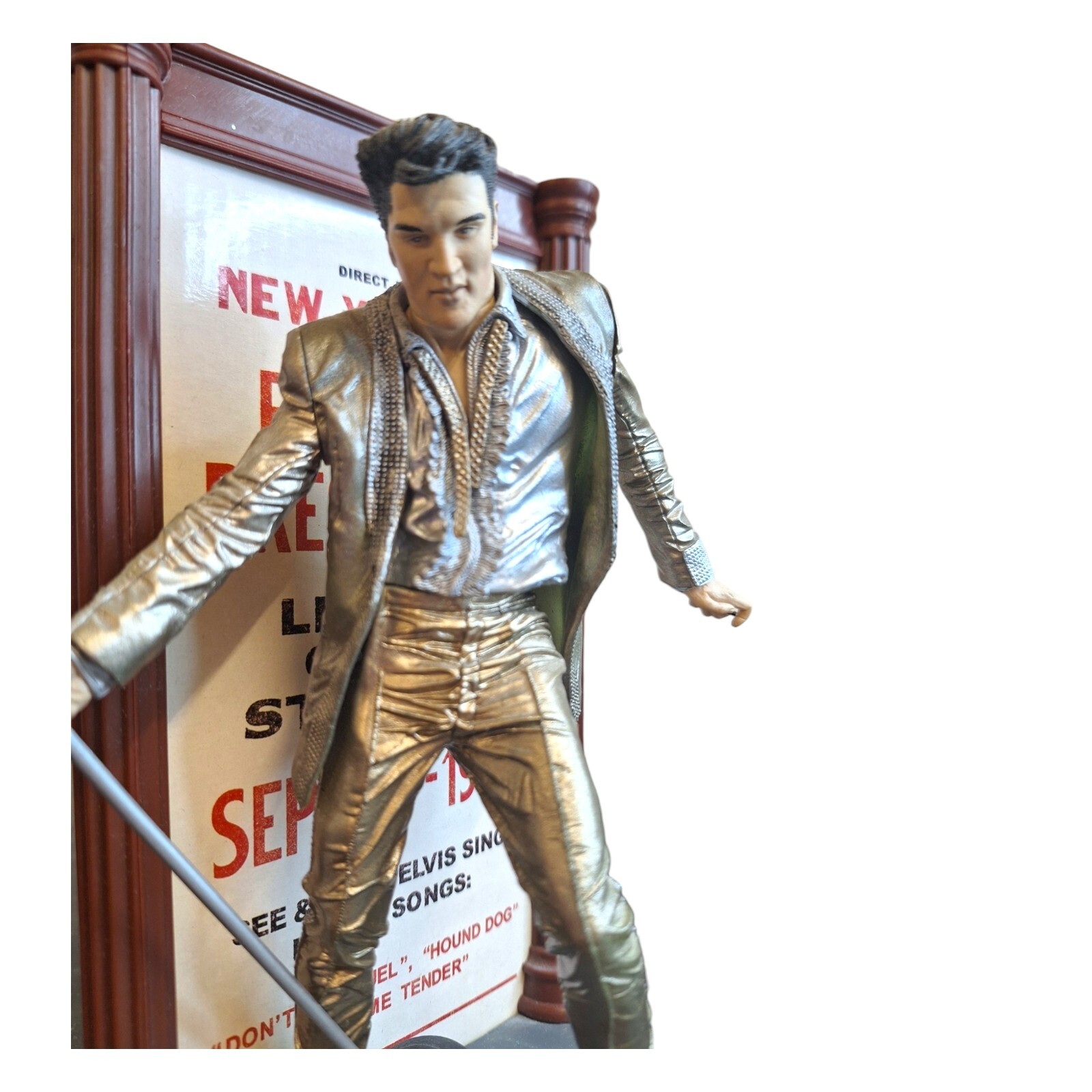 Elvis Presley Statue McFarlane Toys. Made In China. Lightweight With