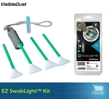 Visible Dust EZ Sensor Clean kit 1.0x / 24 mm green 4 Vswab + Liquid + SwabLight