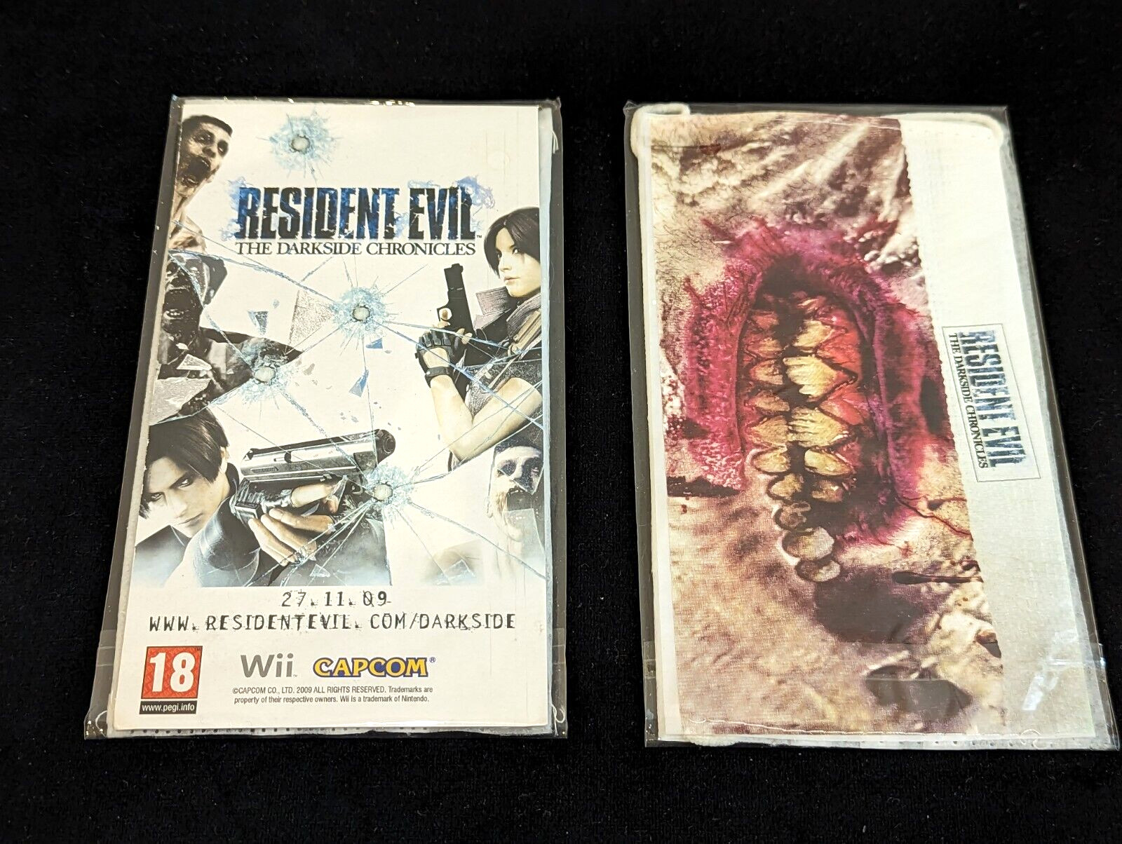 Resident Evil Darkside Chronicles Promo Face Mask - RARE Official from Capcom - 1