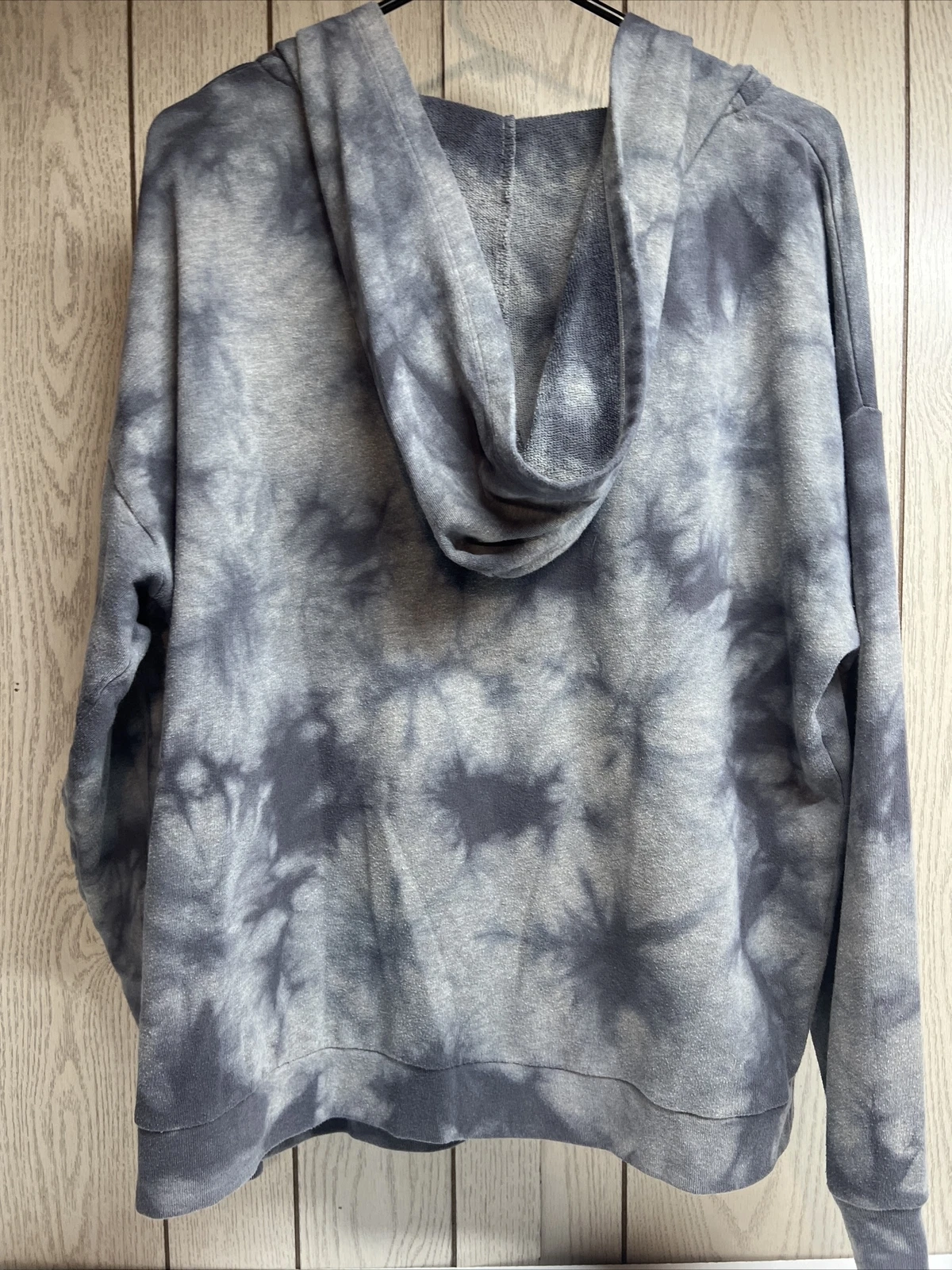 victoria-secret-vs v-neck pullover tunic tie dye hoodie