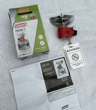 Coleman Peak 1 Backpacking Ultra Lightweight Stove Model 3001 6.7 oz New In Box!