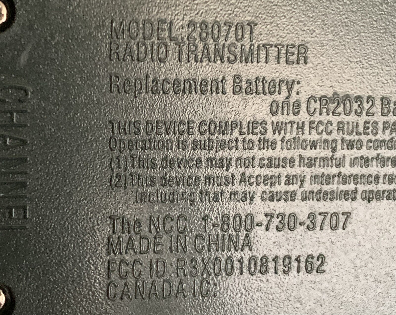 Westinghouse 28070T Radio Transmitter Channel C eBay