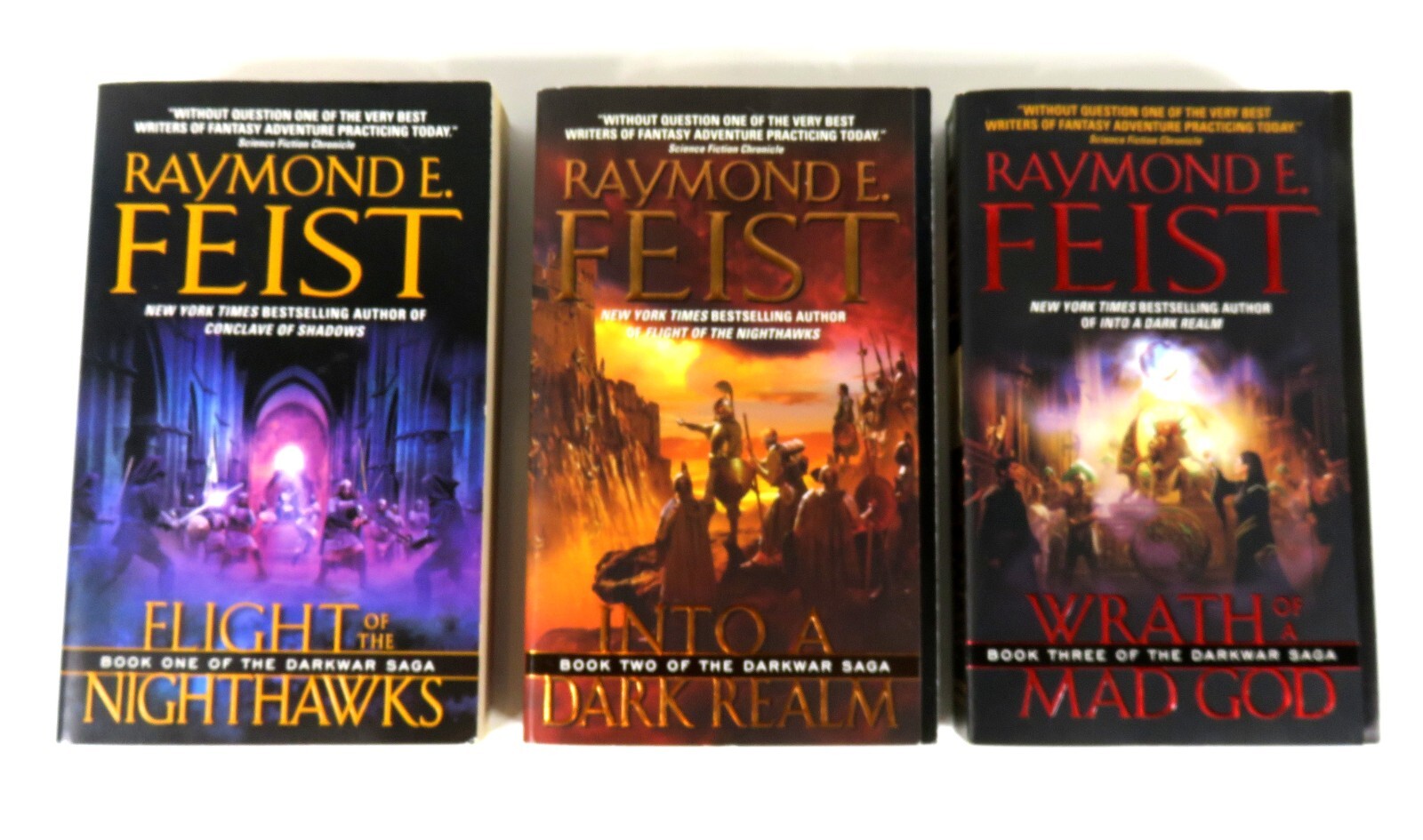 Raymond E Feist The Darkwar Saga Riftwar Series Books 1 - 3 Classic Fantasy